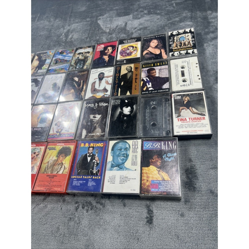 Vintage Cassette Tapes Lot of 35 Prince Micheal Jackson TLC R&B Soul 90s Music - Picture 11 of 16